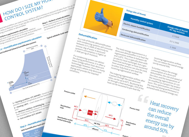 Energy considerations of cleanroom humidity control