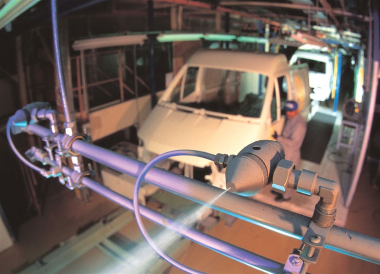 الترطيب في مجال صناعة السيارات